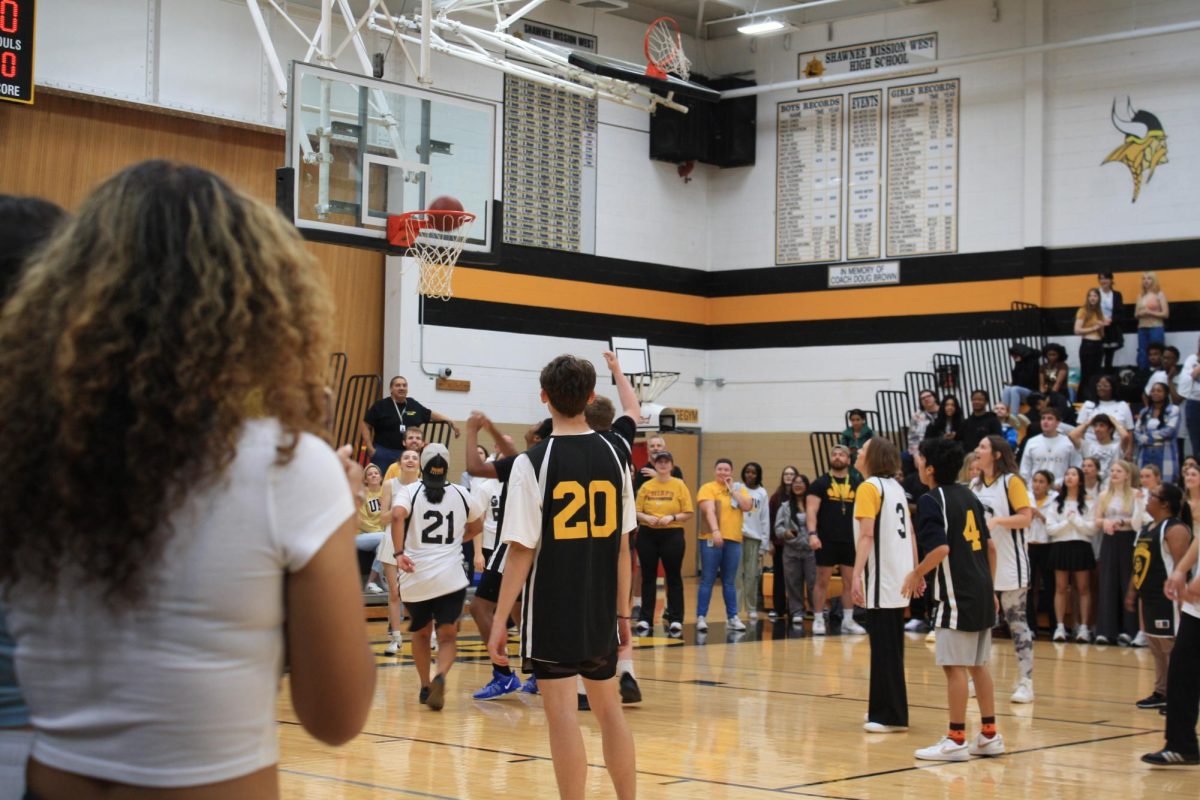  Students/teacher Bball game, Heart of the west week assembly, 4/26/24 , SMW main gym